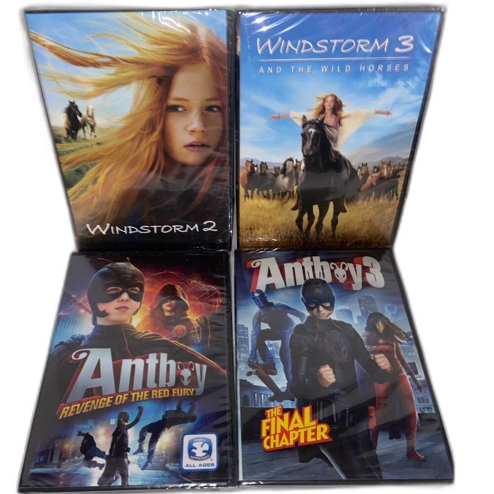 Windstorm 2 & 3, Antboy 3 & Revenge of the Red Fury NEW DVDs!